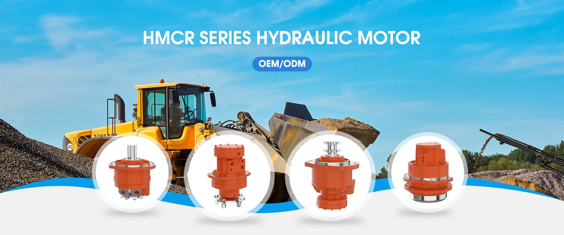 HMCR sorozatú hidraulikus motoros szállító